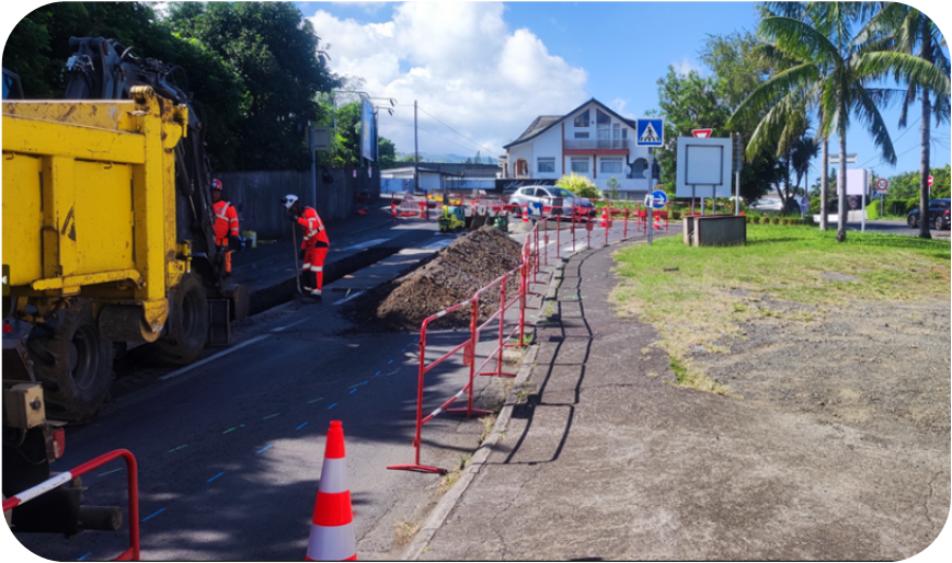 Extension  « PISUD BP1 » : Démarrage des  travaux de pose de canalisations sur la RD 400