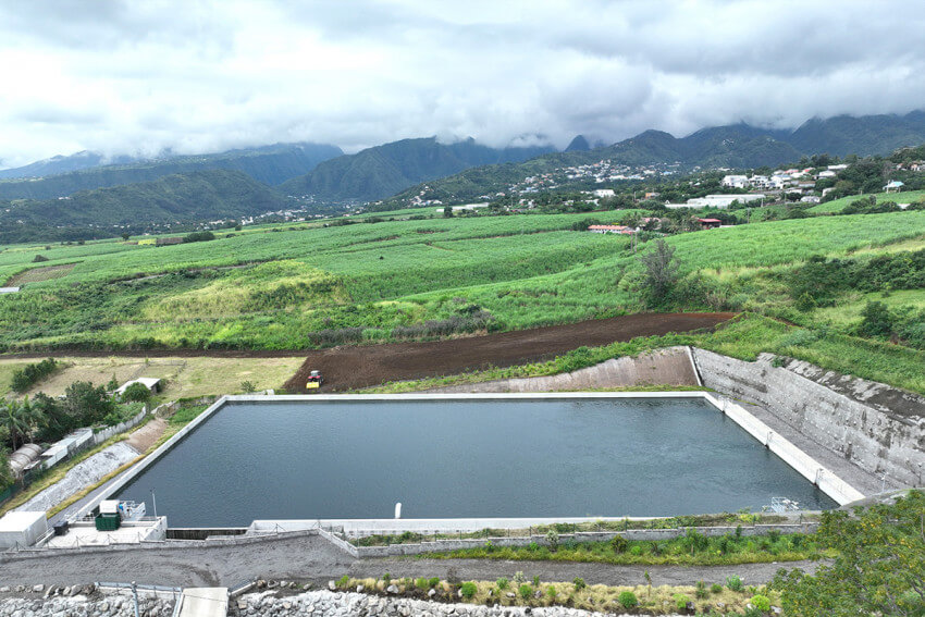 Inauguration du réservoir supplémentaire de Dassy